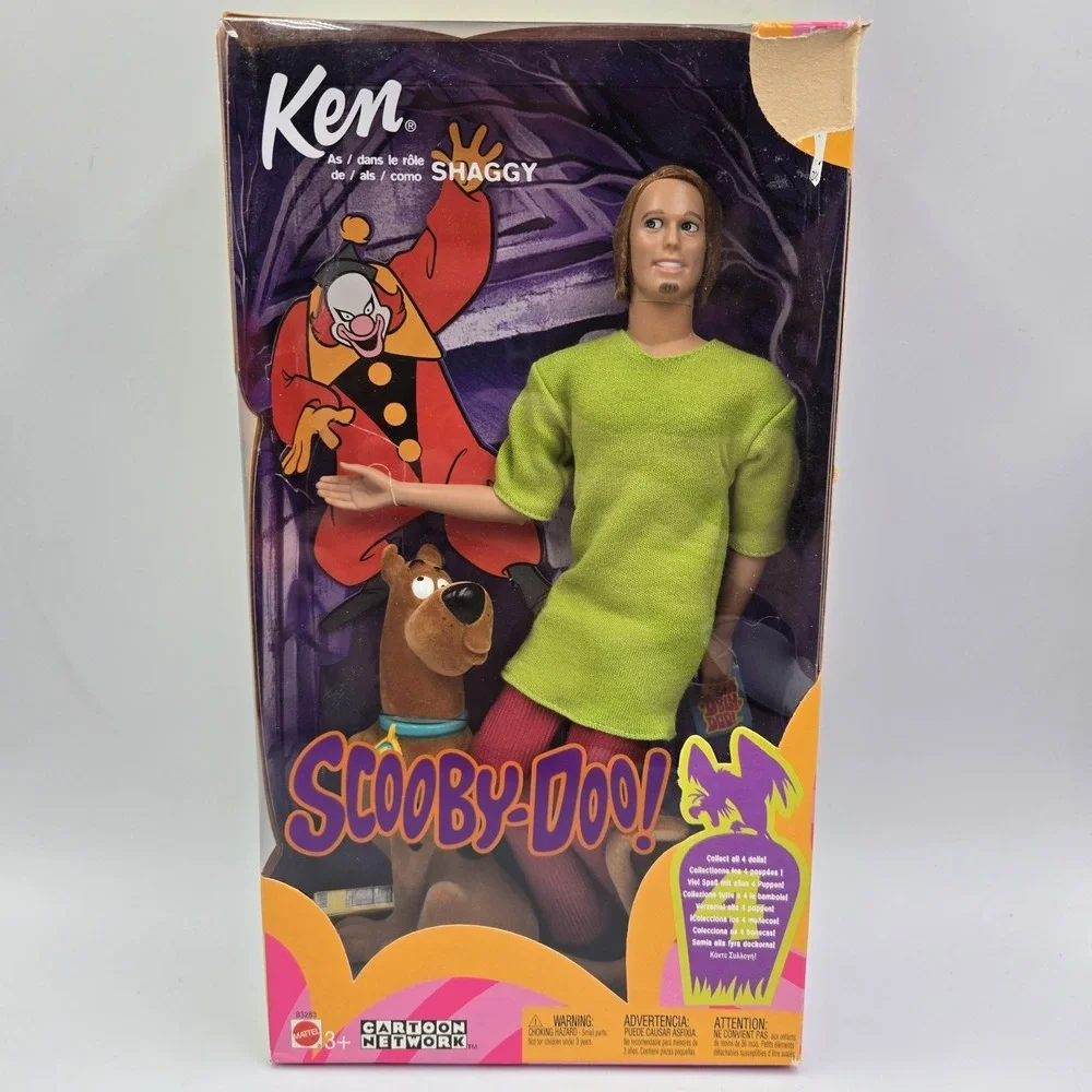 Barbie - Ken As Shaggy in Scooby-Doo! Doll Mattel 2002 #B3283 - New Sealed!